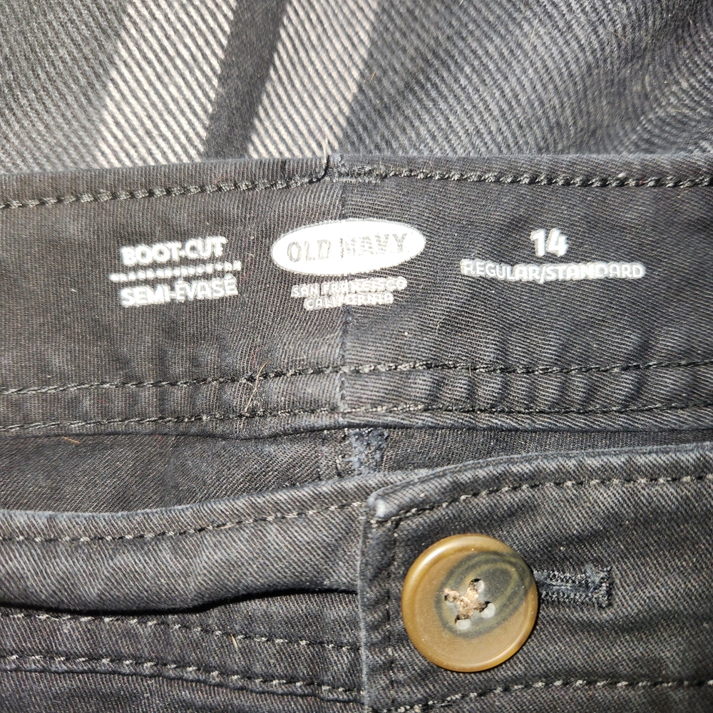 Old Navy Men's Dark Gray Bootcut Jeans